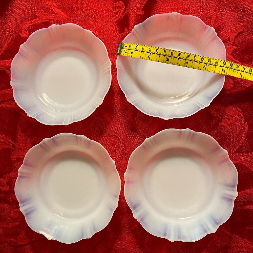 AMERICAN SWEETHEART MONAX BERRY BOWL 4 PIECE SET VINTAGE DEPRESSION